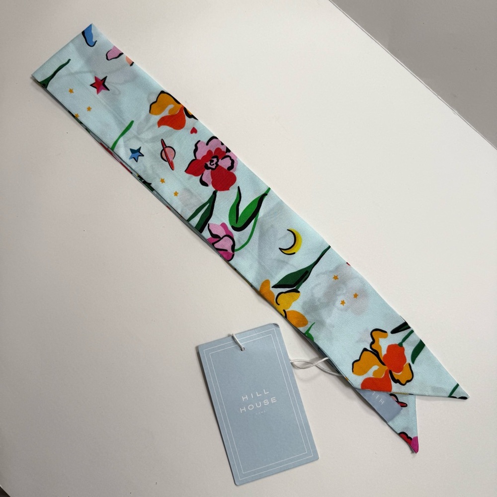 NWT Hill House Lucky Scarf Space Floral - Picture 2 of 7